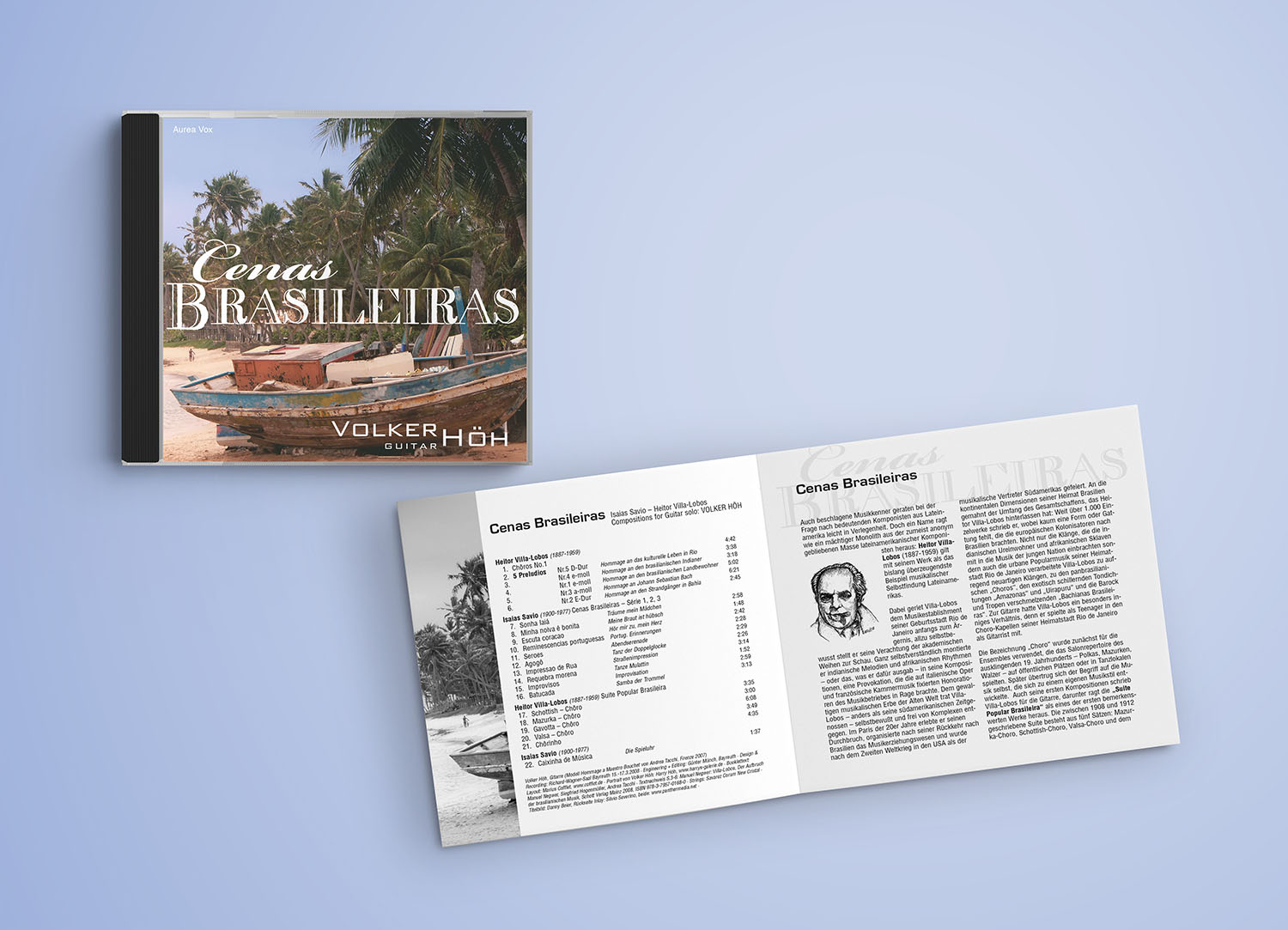 CD Cenas Brasileiras von Volker Höh, Gestaltung Marius Cofflet form 206